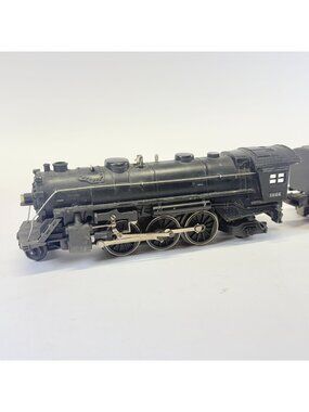 Lionel 1666 Vintage Diecast Steam Locomotive & Tender Black O27 Gauge Train Set